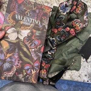 Valentino Garavani Butterfly Embroidered Strap